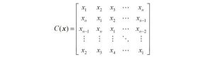 式3　circulant matrix (巡回行列)